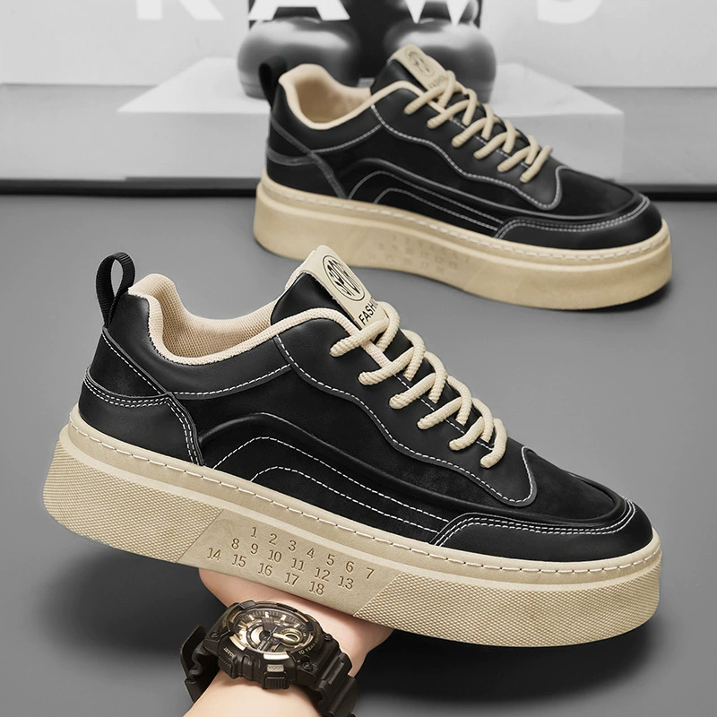 Весенние мужские туфли новые дышащие маленькие белые туфли для корейских трендов