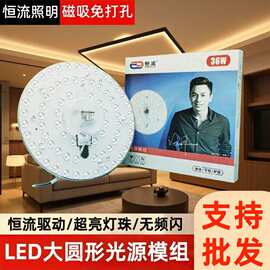 恒流照明led吸顶灯灯芯改造灯板圆形节能灯泡管替换光源模组灯盘