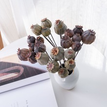 绿植物花果干花束厂家仿真花INS风假花批发婚庆装饰品跨境MW25581