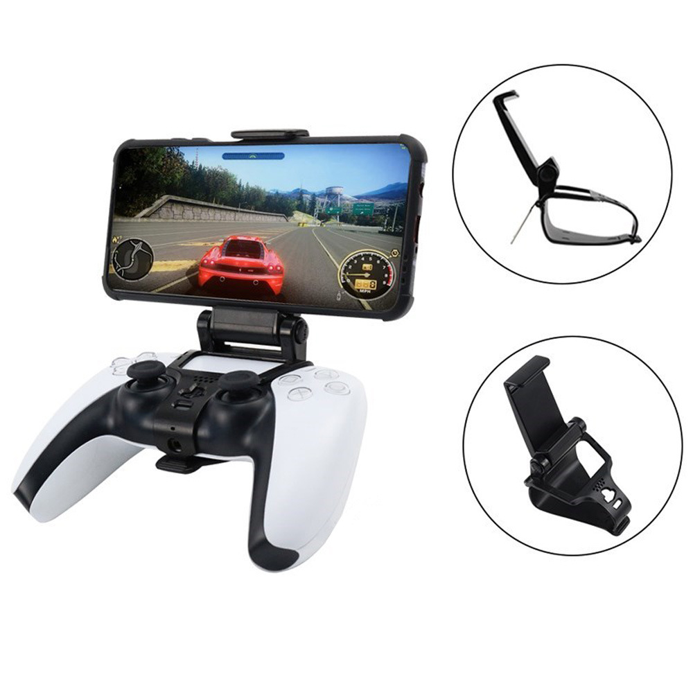 Suitable for Ps5 Controller Stand, Ps4 Mobile Phone Controller Stand Clip, Extendable Mobile Phone Clip Controller Accessory