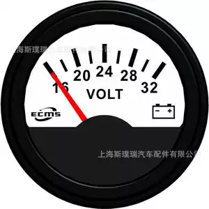 Tikinti maşınları generatoru üçün ağ voltmetr 16-32V VDO parametrləri