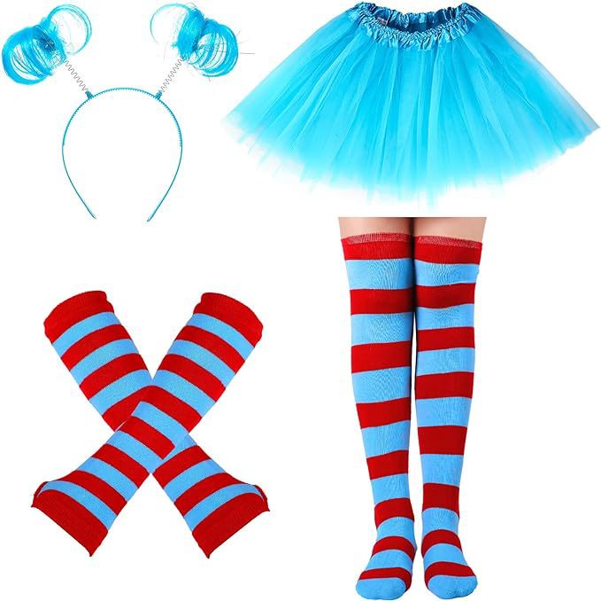 HALLOWEEN COSTUME DR. SUSS TUTU DRESS PLAYING SUIT thing1 thing2 CLOTHING SOCKS HIRBON HALLOWEEN COSTUME DR. SUSS TUTU DRESS PLAYING SUIT thing1 thing2 CLOTHING SOCKS HIRBON
