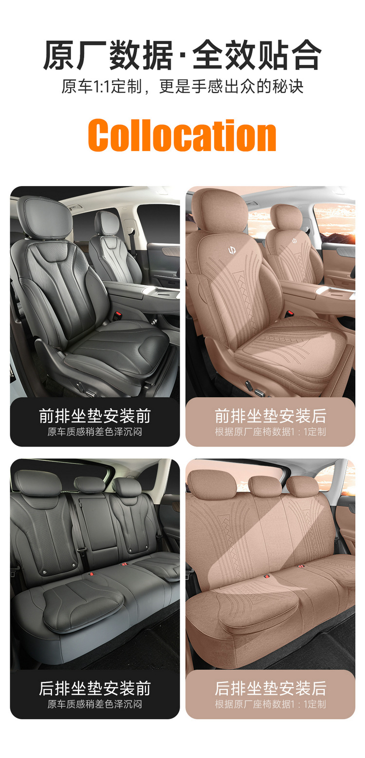 27 Models of Leapmotor C11-Specific All-Inclusive Car Seat Covers, Suitable for All Seasons, Leapmotor C11 Suede Leather Seat Covers