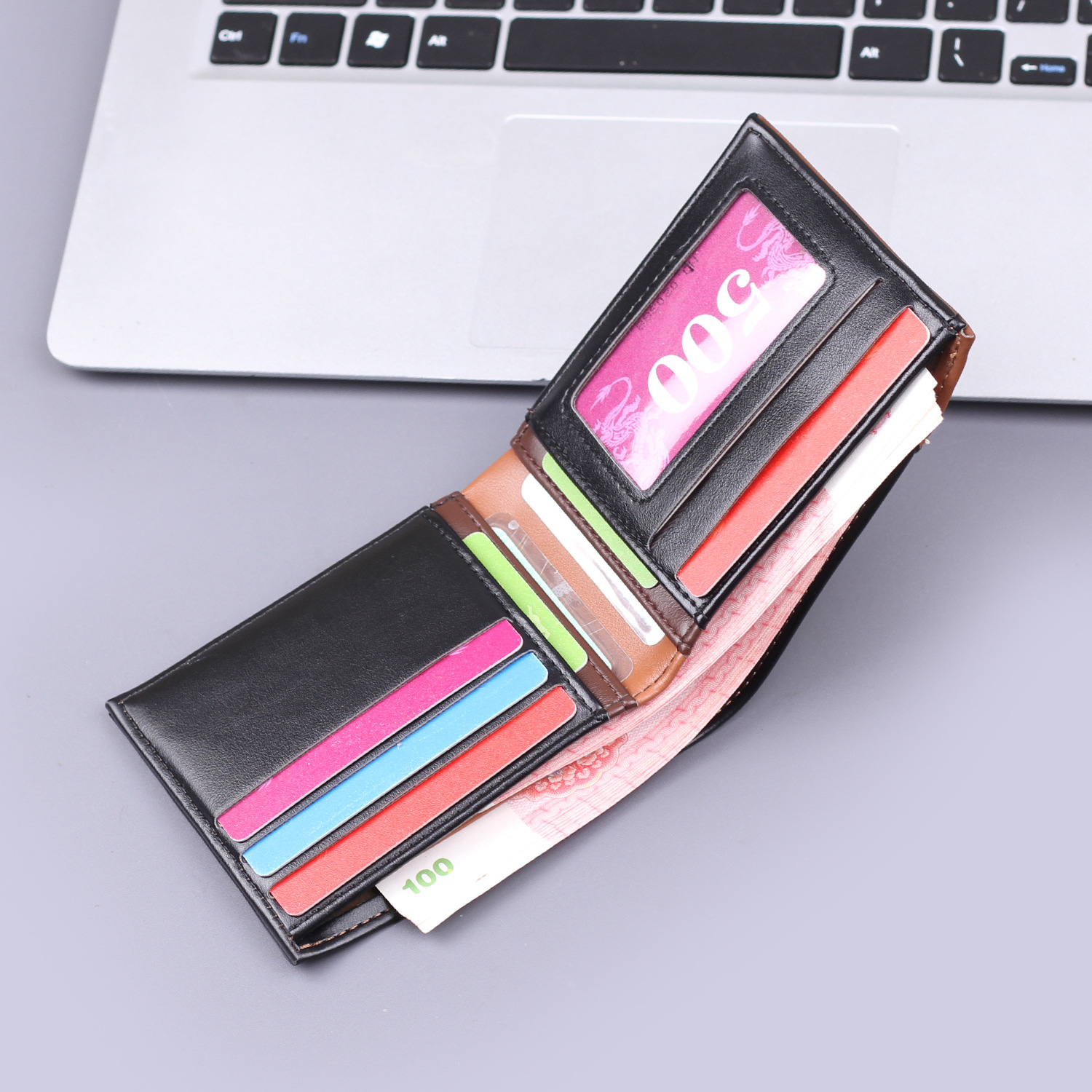 Cartera para hombre Cartera corta para hombre Cartera para hombre Dos en uno Cartera para hombre 2024 Nuevo estilo Cartera multiposición para hombre