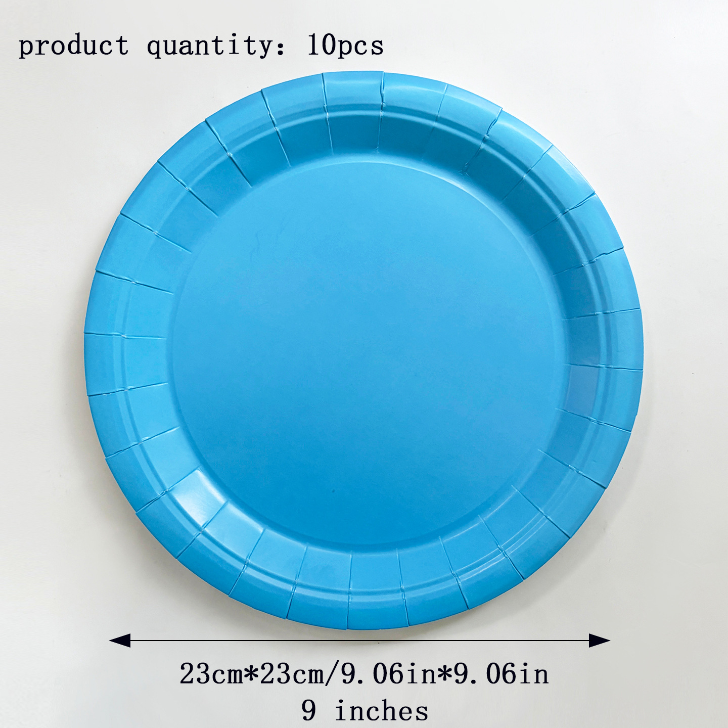 Comercio extranjero transfronterizo Amazon venta caliente de 7 pulgadas 9 pulgadas bandeja de papel desechable platos de pastel para niños fiesta de cumpleaños decoración de cubiertos