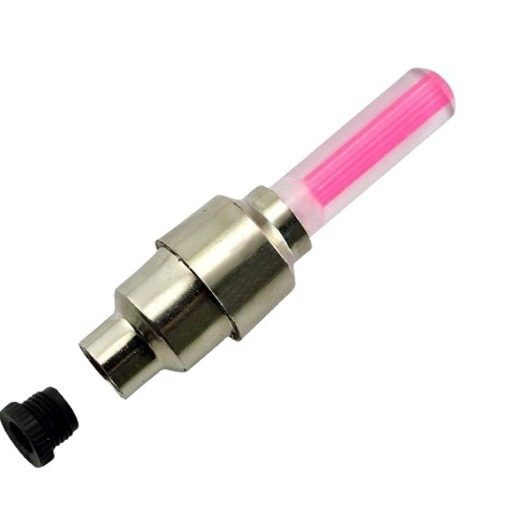 Monochrome bicycle Hot Wheel fluorescent rod gas nozzle lamp valve core lamp riding accessories color price