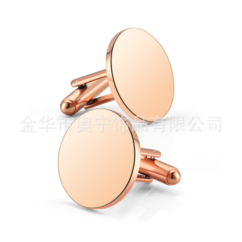 Suministro directo de fábrica de acero de titanio gemelos redondos gemelos de metal francés