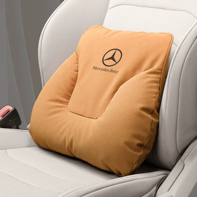 Suitable for Mercedes-Benz Headrest, Headrest - horn-model-gilt-brown-mercedes-benz-waistrest-set