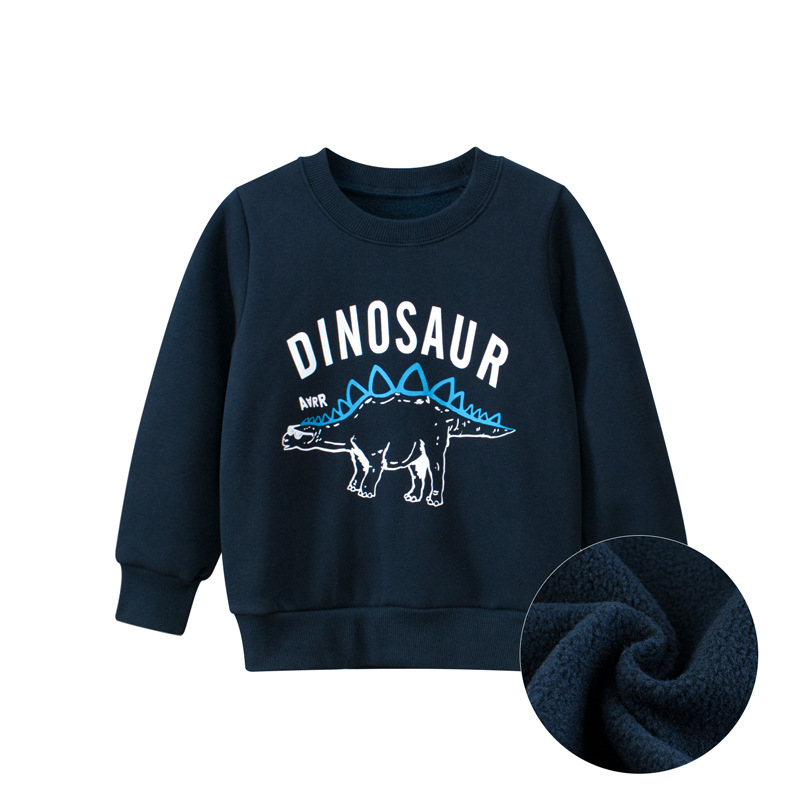 27 niños ropa de marca para niños Otoño e Invierno ropa transfronteriza suéter para niños Jersey forrado de lana ropa de bebé para niños al por mayor