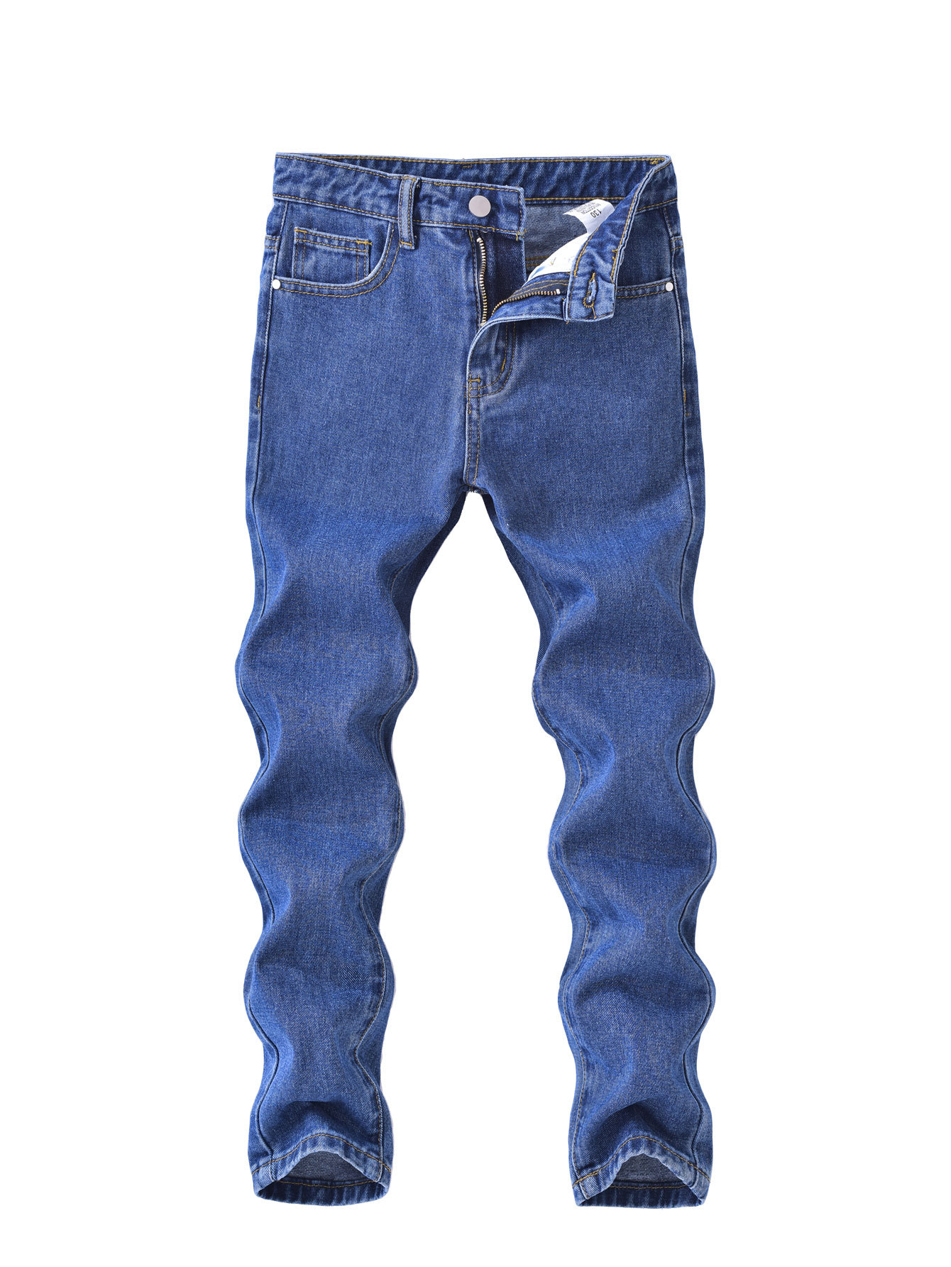 Rippade jeans för pojkar vardagsbyxor barnmode_voghion.com