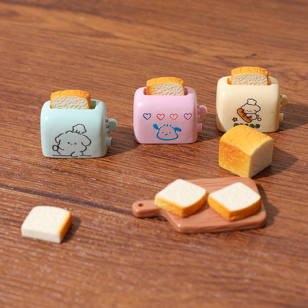 Realistic small food play with accessories