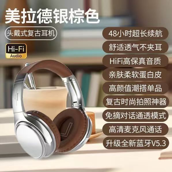 日本のソニーsonyはレトロなヘッドセットを適用します。|undefined