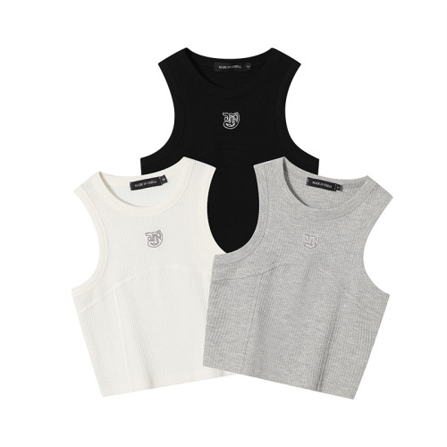 HeyHenry fashionable solid color sexy camisole for girls summer new pure lust top with slim design