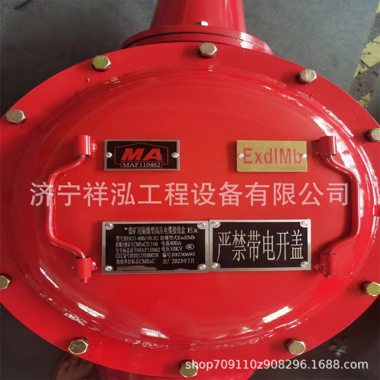 煤矿用隔爆型高压电缆接线盒BHG1-500/10-3G铠装橡套高压电缆盒