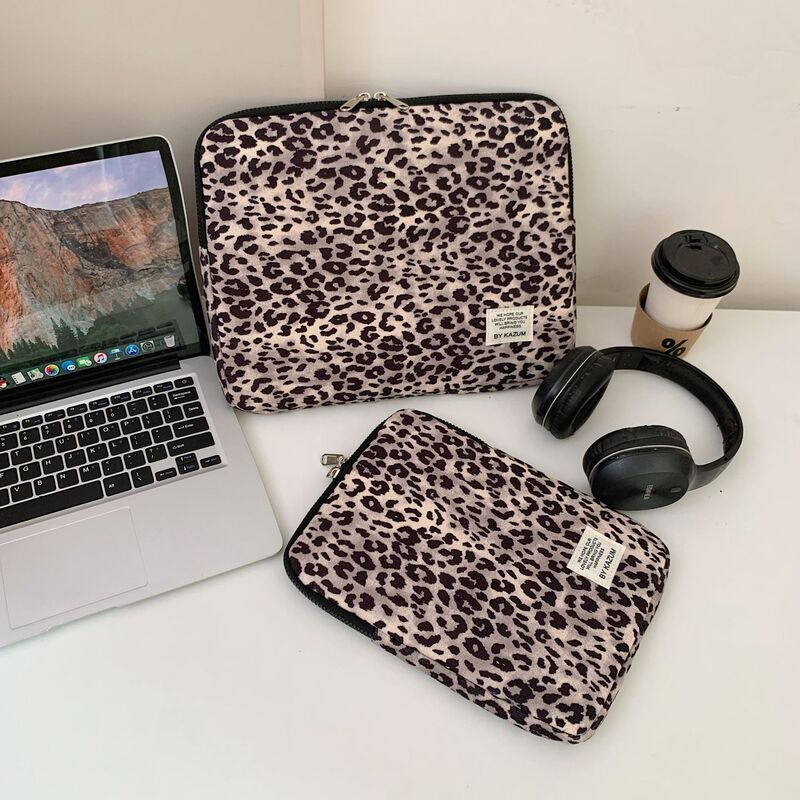 Export South Korea ins wind leopard print computer liner ipad tablet 11/13/15 inch notebook storage
