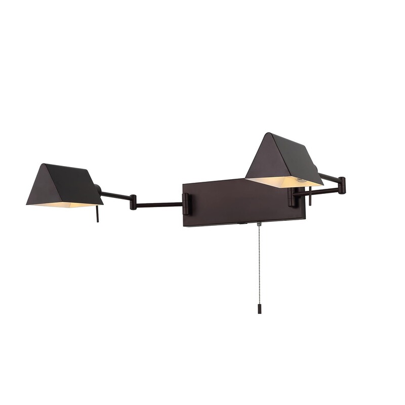 Cross-border dedicated to double swing arm iron LED wall lamp USB charging Cross-border dedicated to double swing arm iron LED wall lamp USB charging