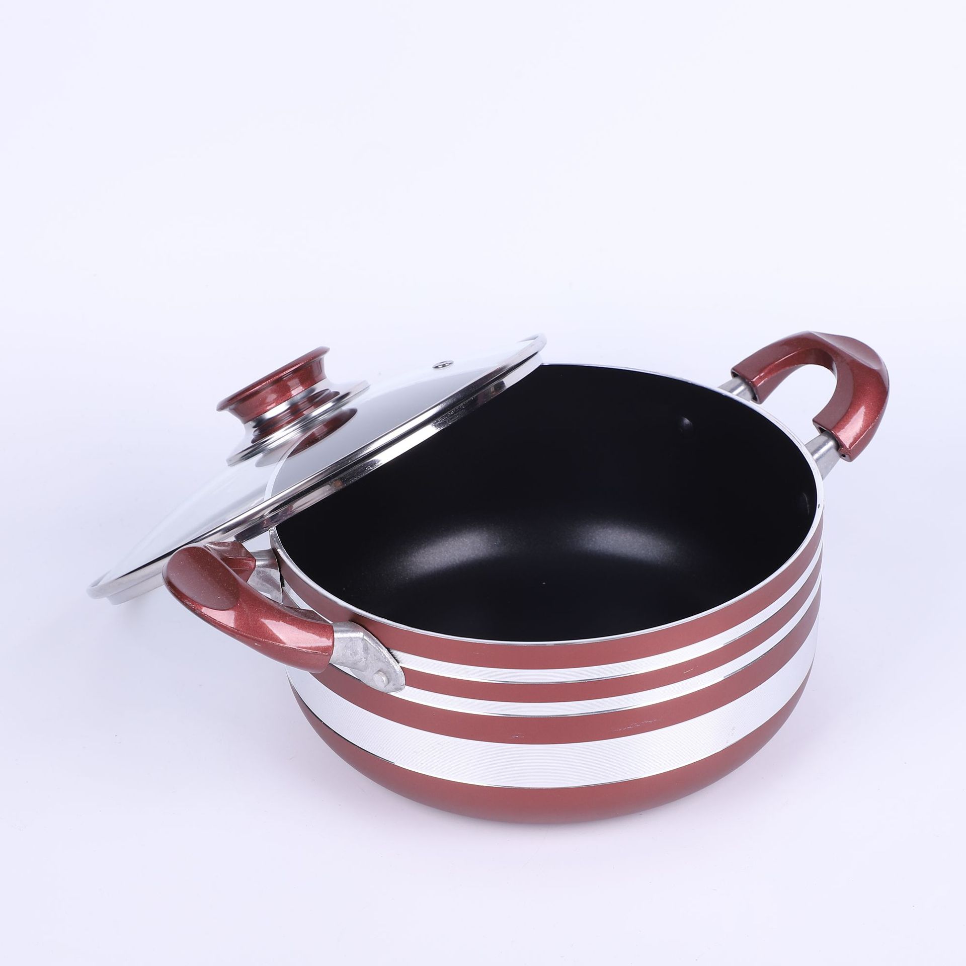 Tres piezas de set de paneles caseros pan antiadherente regalo de reunión anual al por mayor multifuncional estofado pan caja de regalo