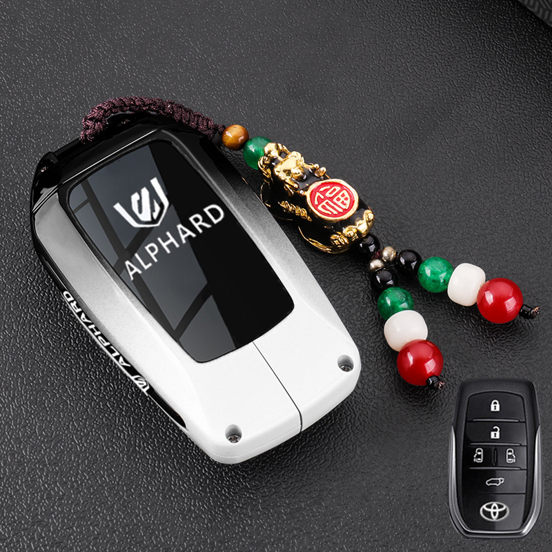 Suitable for 25 Toyota Alfa Key Covers and 23 Alfa Premium Version Car Metal Key Shell Buckle Bags