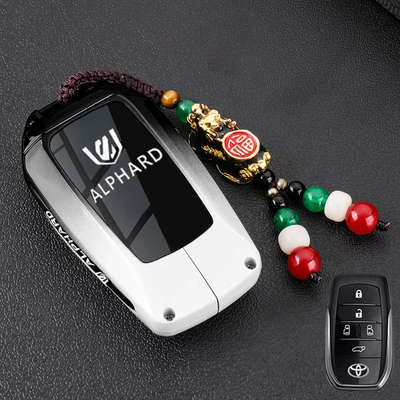 Car Metal Key Shell Buckle — Static Rod/Key Bag - alpha-model-a-temperature-sensitive-color-changing-pixiu-black-and-white