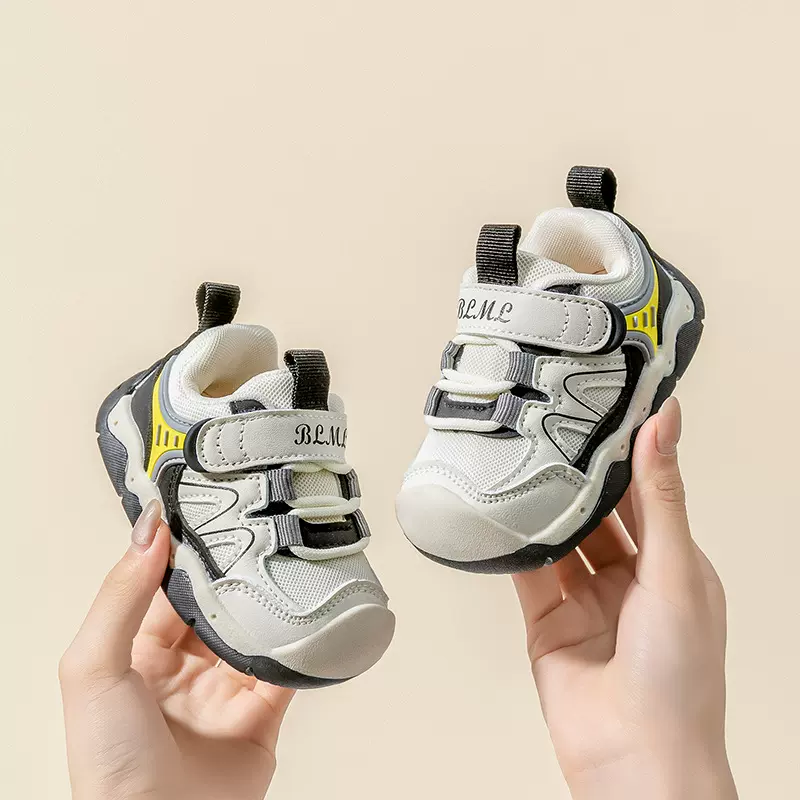 童鞋秋季新款机能单鞋百搭幼儿鞋男童女宝宝防滑透气儿童学步鞋