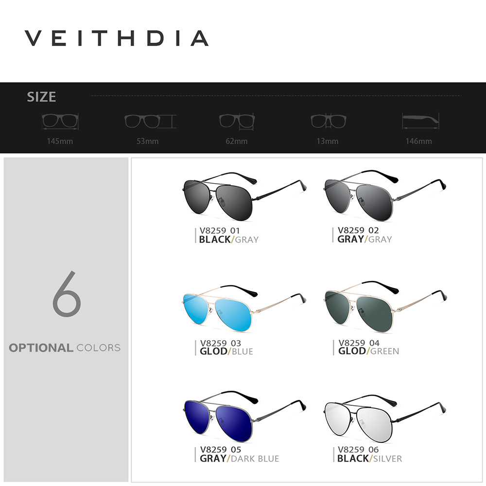 Entrega de una sola pieza sin marca LOGO hombres gafas de sol polarizadas gafas de rana conducción gafas de sol de pesca en stock 8259