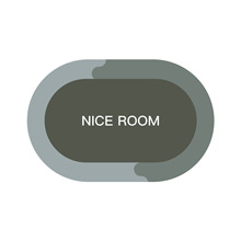 現代簡約硅藻泥地墊家用浴室吸水速干防滑腳墊衛生間廁所入戶門墊