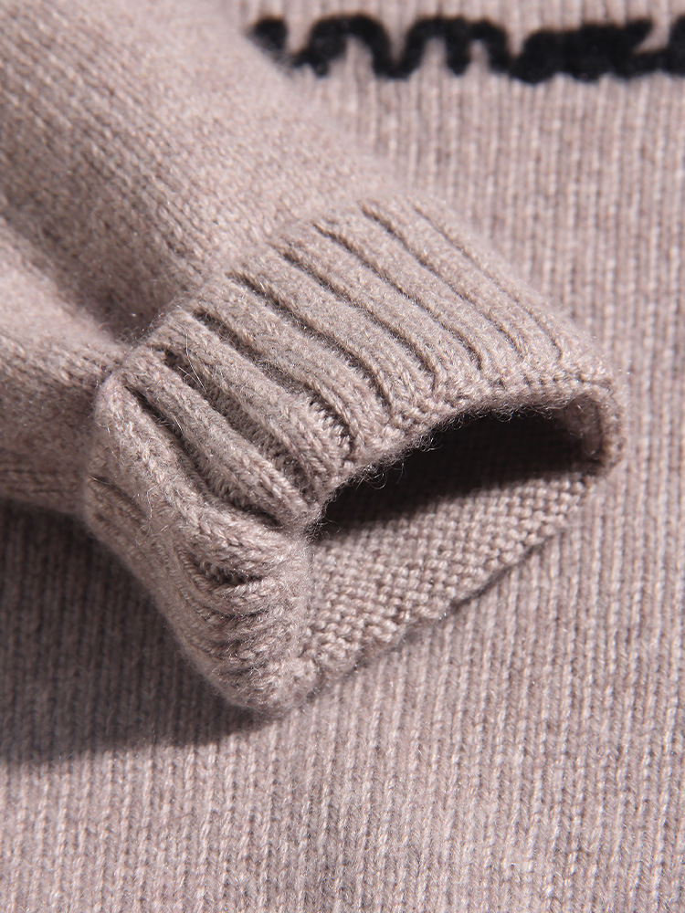 子羊ジャンプ新型特価福祉金児童カシミヤの赤ちゃんセーターのカジュアルニットは厚くて暖かい