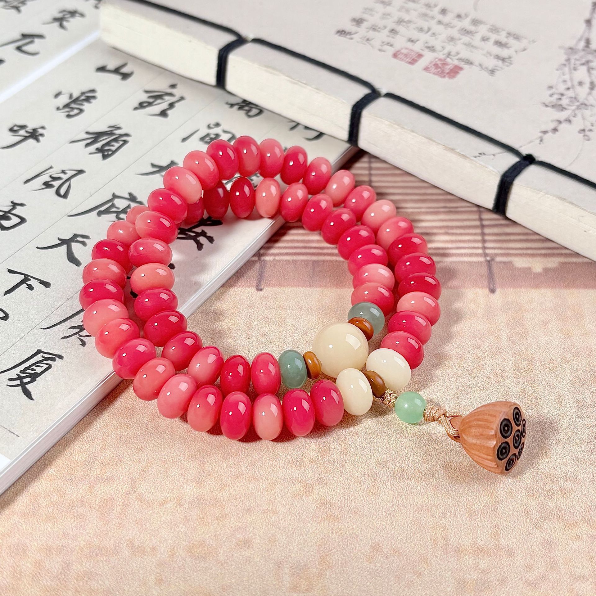 맹원각 [주판구슬 이중원] 9*6mm