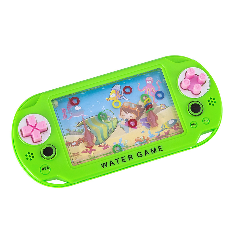 ウォーターマシンおもちゃ子供時代ノスタルジックなリングハンドヘルドゲーム機水中リング教育ゲーム子供のための古典的なおもちゃ|undefined