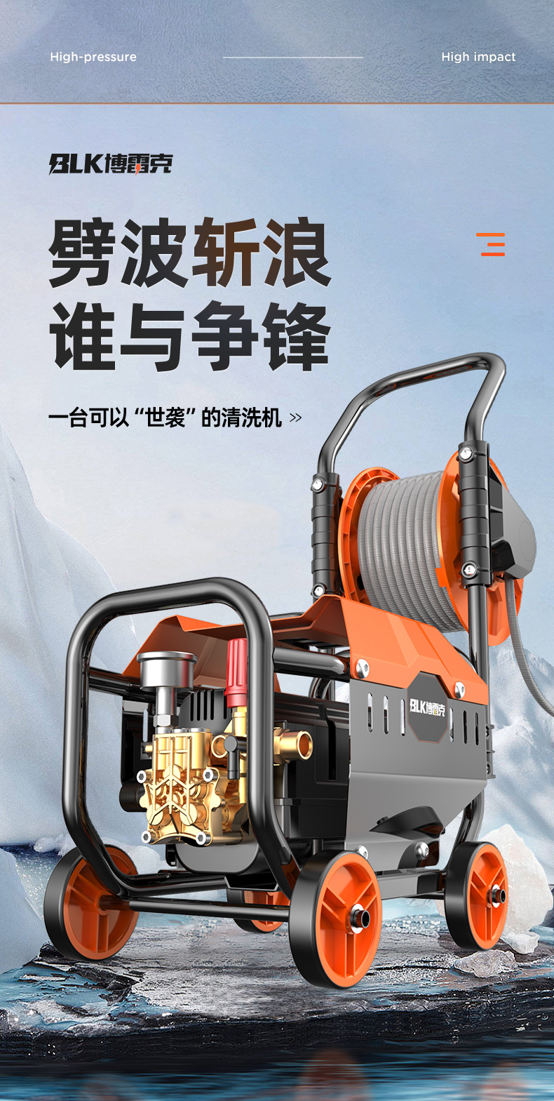 Factory Direct Sales Car Washing Machine Artifact Household 220V High-pressure Water Pump High-power Car Brush Water Gun Powerful Floor Washing Gun Steam
