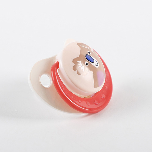 Manufacturer wholesale baby pacifier cartoon animal silicone sleeping pacifier newborn baby comfort pacifier