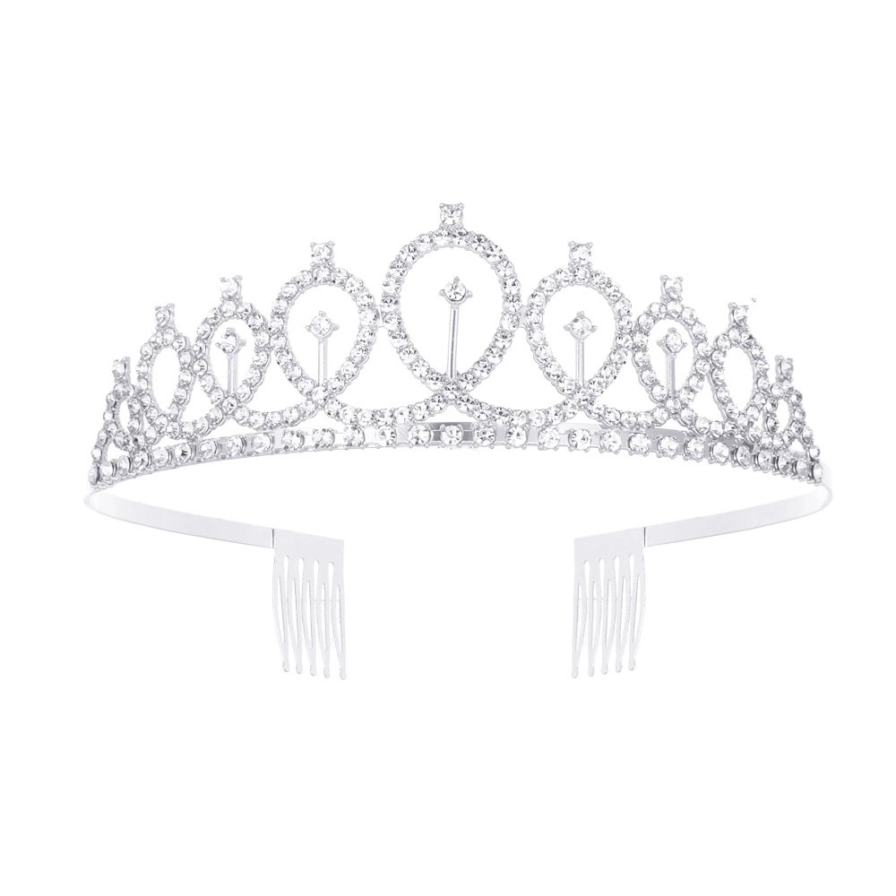 Диадема-ободок набор с кристаллами и лентой "Birthday Queen", комфортная подарочная принадлежность