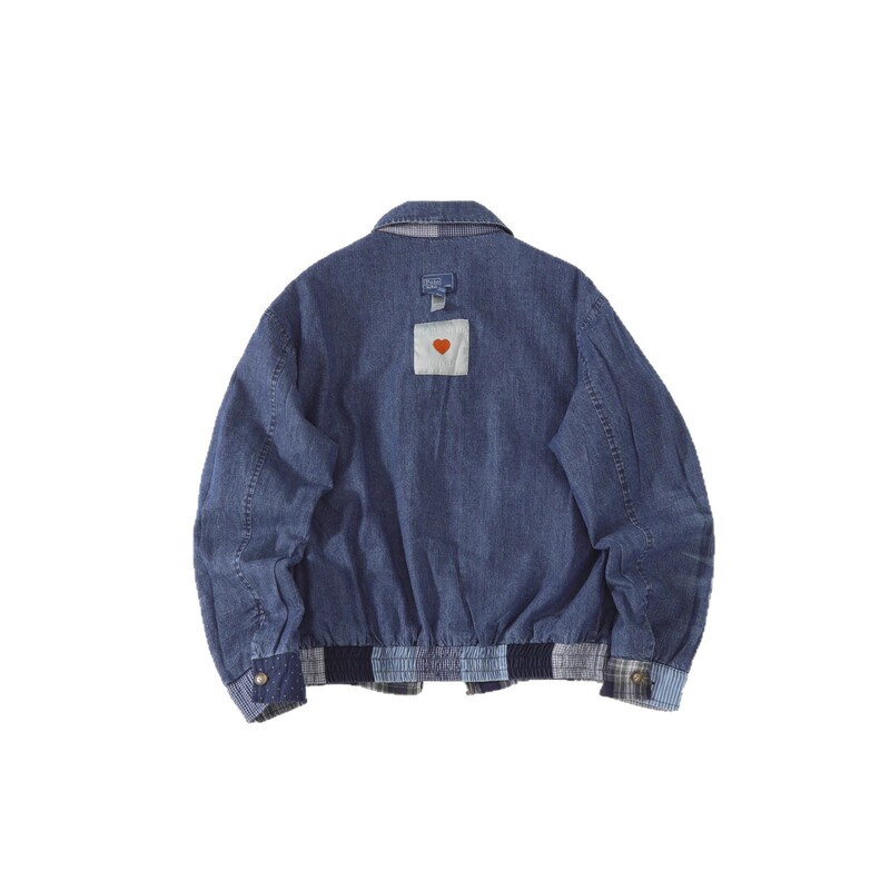 跨境 polo ralph lauren 复古拼接夹克 双面穿外套|undefined
