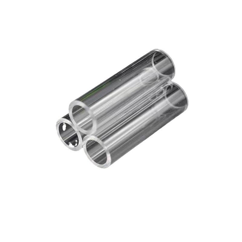 Casa de camarón de cristal de acrílico pequeña cría Camarón escondite casa tanque de peces paisaje tubo de acrílico pequeño pez escondite casa alta permeabilidad