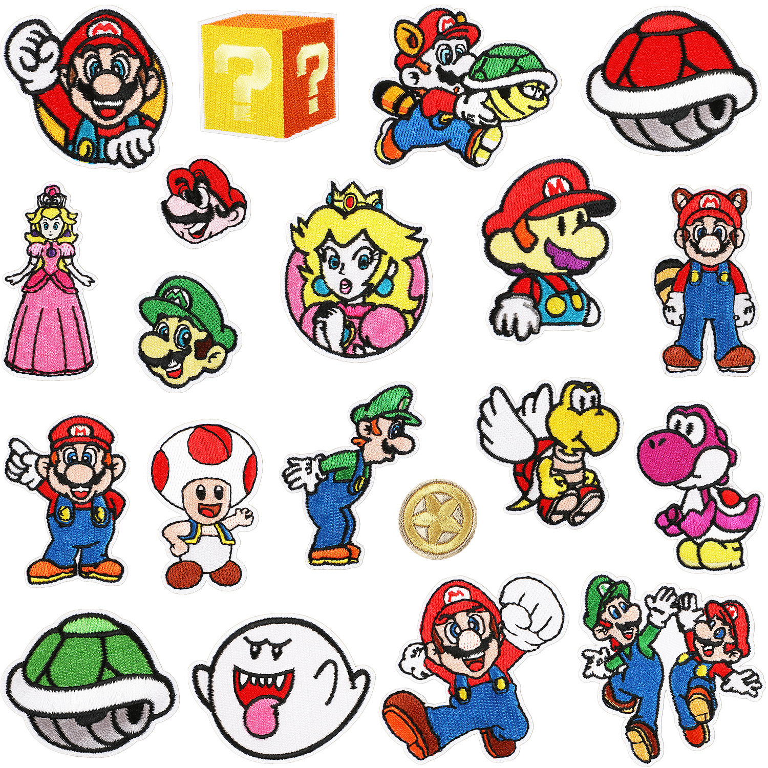 卡通游戏人物补丁贴包包装饰刺绣布贴动漫角色刺绣贴小恐龙绣花标