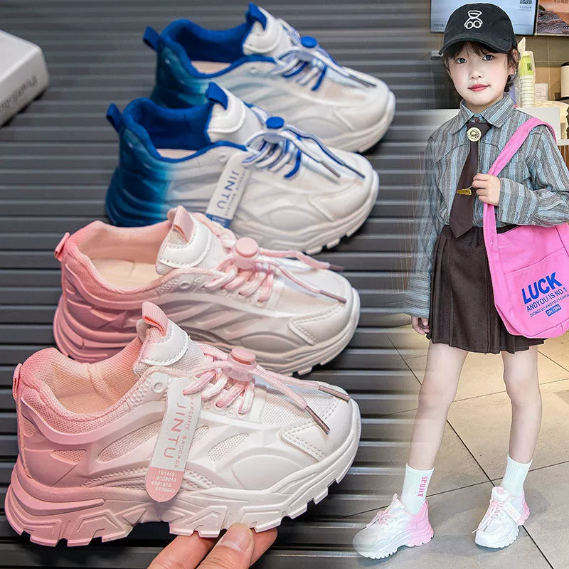 Детские туфли весна-осень 2025, новые, из мягкой кожи, дышащие, на мягкой подошве.