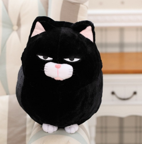 Black cat plush toy