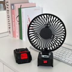 クロスボーダーファンポータブルリチウム電動ファンハイパワー充電家庭用 DC 屋外ミニ USB 扇風機