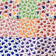 8mm内彩小桃心混色珠中珠混款DIY手链手机链串珠饰品配件散珠批发