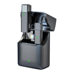 新升級無線領夾麥克風充電倉款降噪混響PK連線小蜜蜂直播話筒