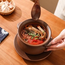 米线罐网红罐砂锅家用商用米线罐耐高温可干烧传统双耳炖罐陶瓷罐