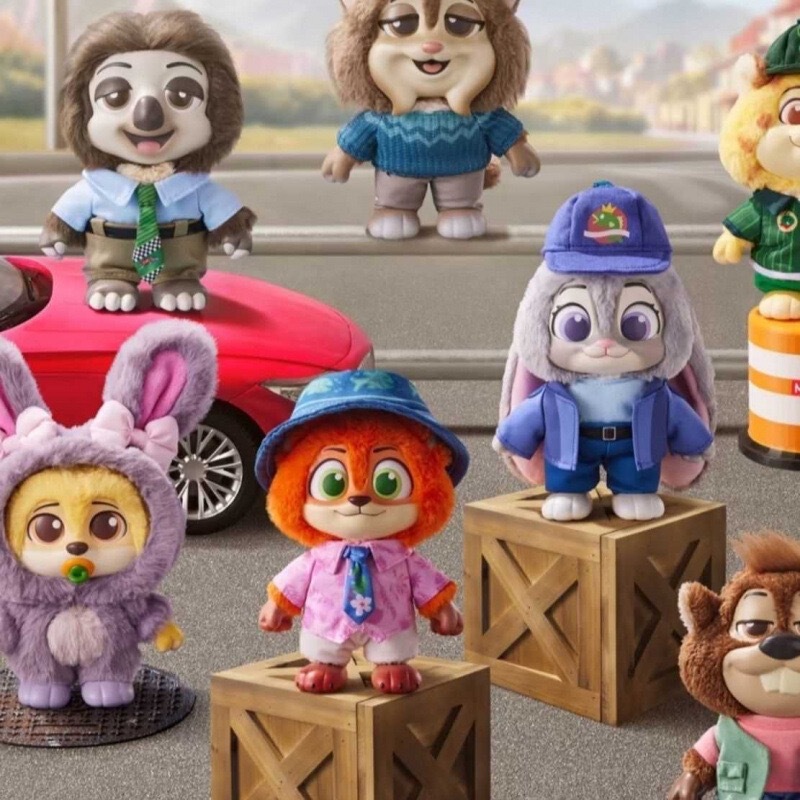 Hot-Selling Cross-Border Crazy Animal Town Series 3 City Residents Vinyl Plush Blind Box Figurines and Pendants Hot-Selling Cross-Border Crazy Animal Town Series 3 City Residents Vinyl Plush Blind Box Figurines and Pendants
