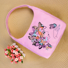 星同款跨境时尚单肩包韩系ins帆布包包女大容量托特包外贸斜跨包