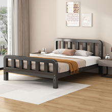 铁艺床双人床家用现代简约1.2米加固加粗防锈1.5单人铁架出租房用
