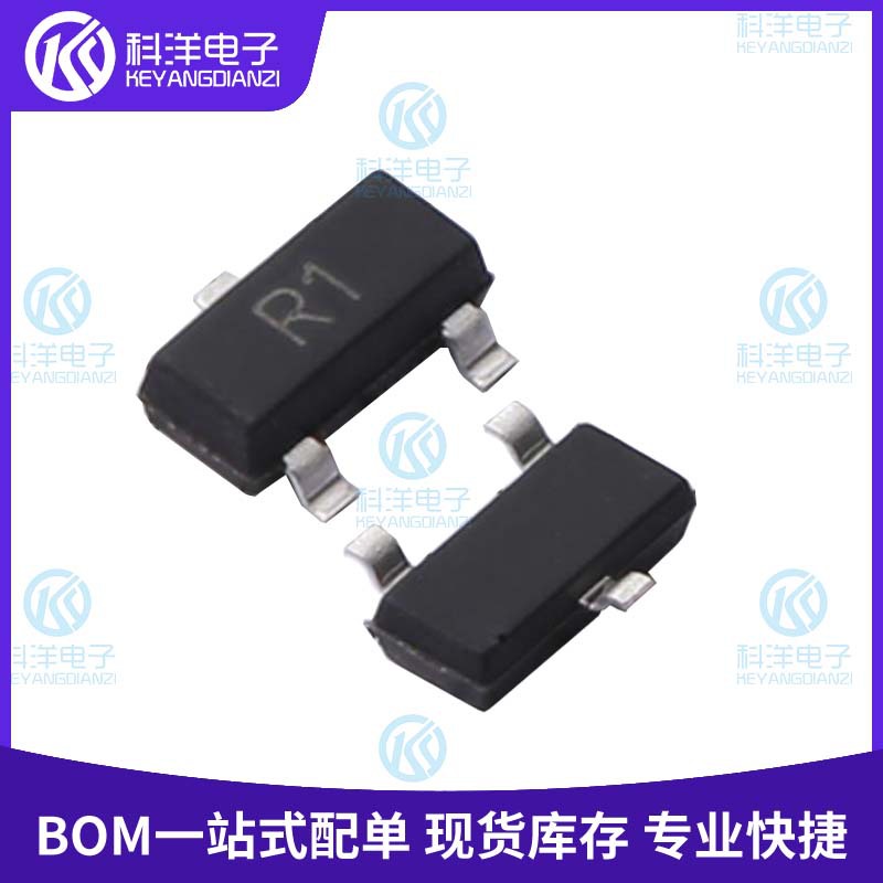 CJ3401A-ES  丝印R1 SOT-23 30V/4.5A 全新原装贴片P沟道场效应管