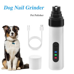 全自動2段階ペット爪磨きusb充電猫犬修甲爪磨き動物多機能知能爪切り