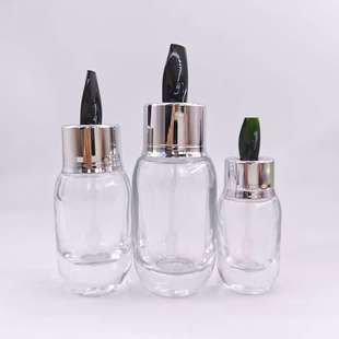Spot 30ml Pick Stick Essential Oil Bottle 15ml Skin Care Product Essence Dropper Bottle 50ml Glass Dispensing Bottle Wholesale