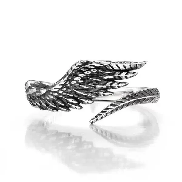 "Guardian Wings" ring