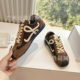 High Edition Luo Jia Ballet Training Shoes 2025 Spring New Genuine Leather Flat Casual Shoes Joker Forrest Gump Shoes sneaker