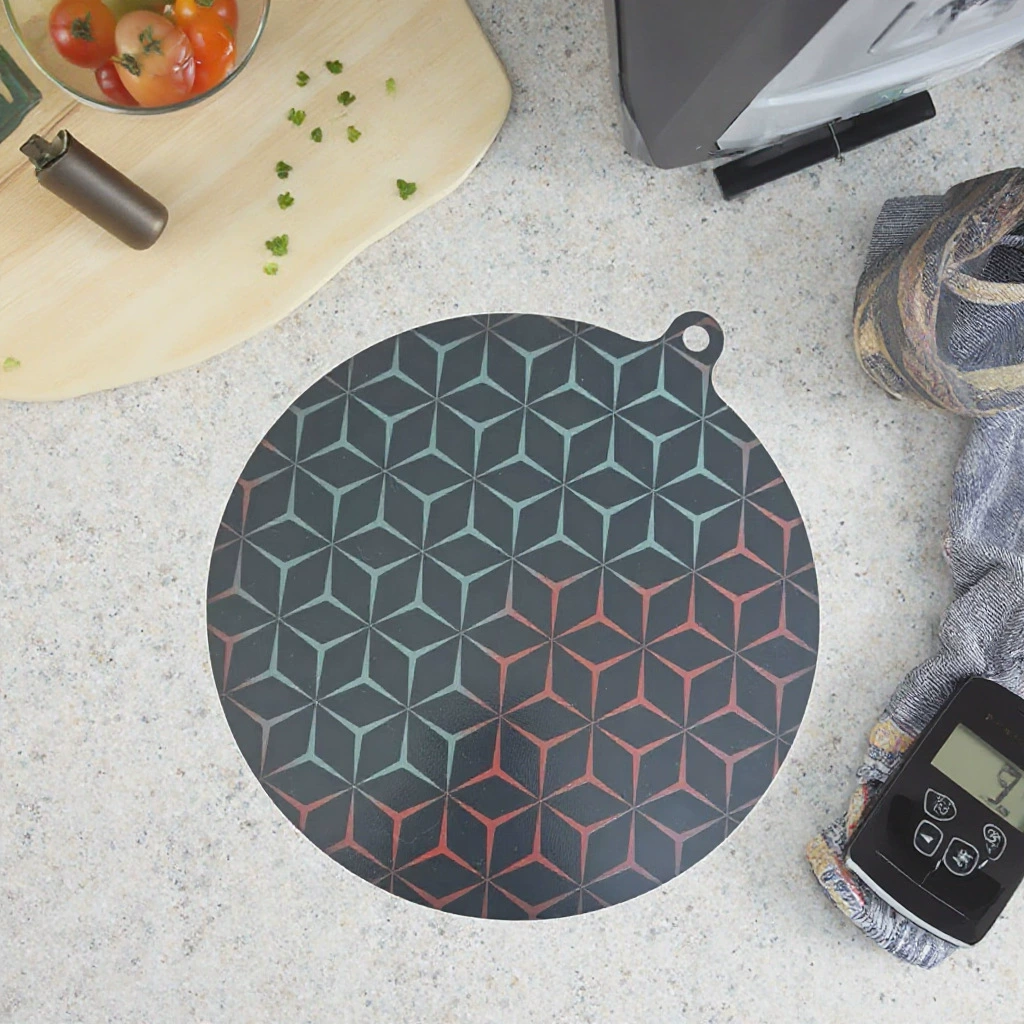 Пищевая алмазная форма силиконовая температура и изменение цвета индукционная плита коврик